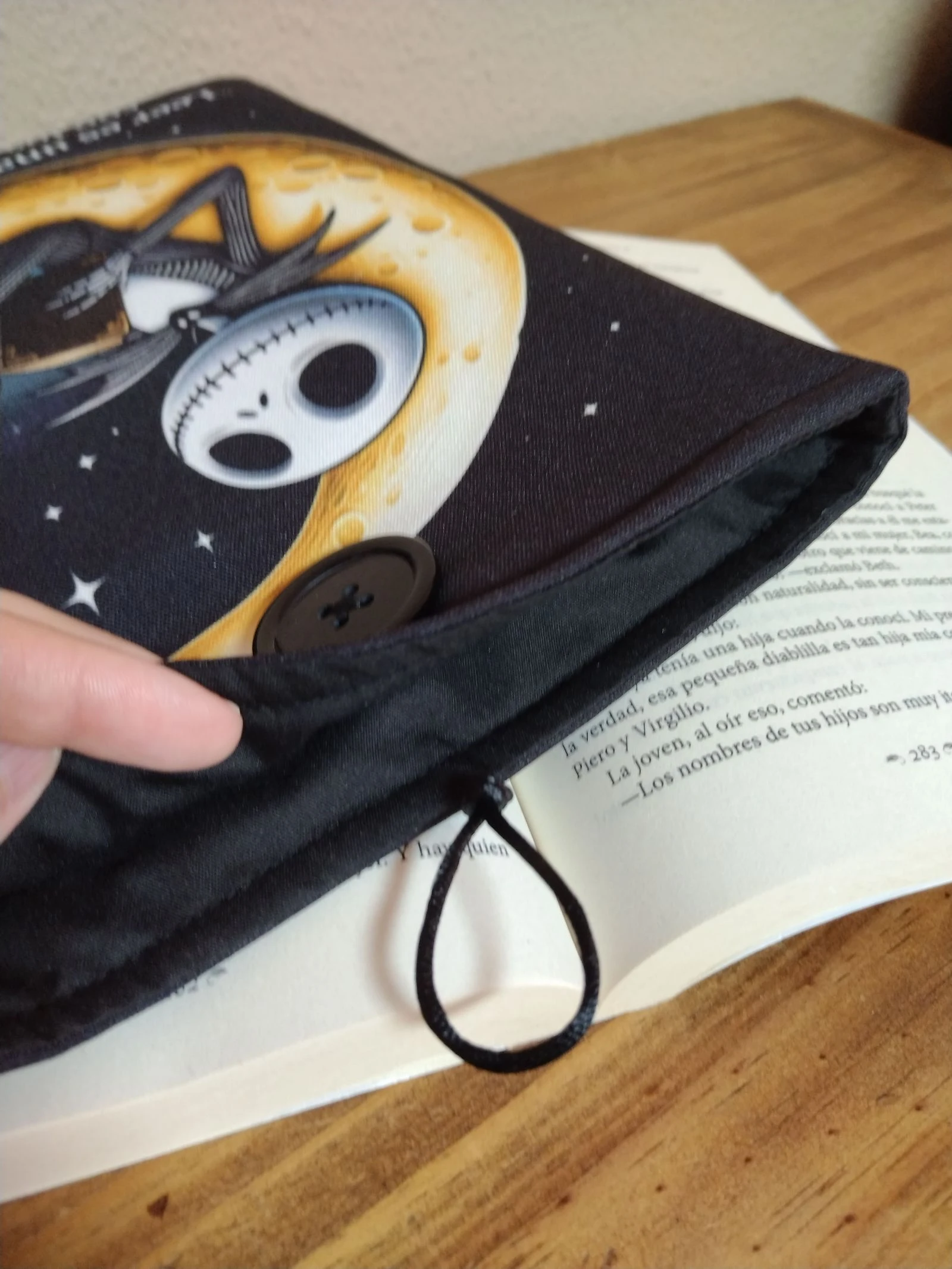 Funda literaria acolchada - Jack Skellington - Hecho a mano  – photo 3